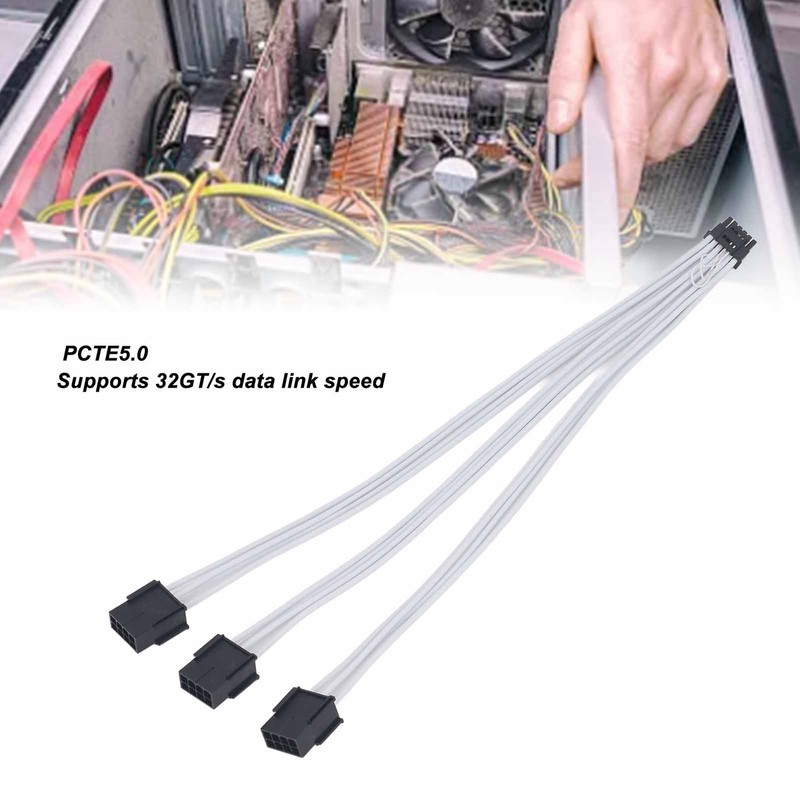 16Pin to 3X 8 Pin Gpu Cable PCIE 5.0 12VHPWR