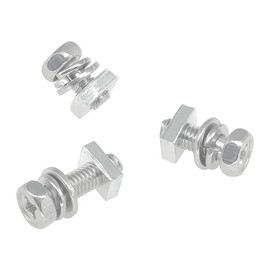 30 Pieces Motorcycle Bolt and Nut Set – 304 Stainless Steel Fastener Kit