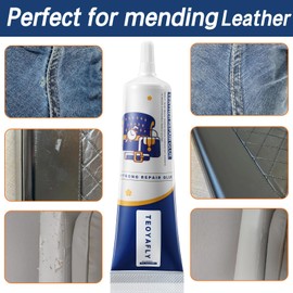 Fabric Glue 2oz(60g) Permanent Clear Washable Clothing Glue for All Fabrics, Cotton, Flannel, Denim, Leather, Polyester, Doll Repair, 24 Hours Dry and Waterproof.