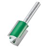 Trend CraftPro Straight Two Flute Router Cutter Bit, 1/4 Inch