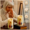 Divine Mercy of Jesus LED Devotional Prayer Candle - Battery