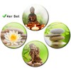 Fridge Magnets Buddha Wellness Set of 4 Decorative Gift Set