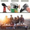Utility Camping Spork Functional Spork Stainless Steel Spork Outdoor Spoon
