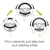 Motor Trend Ergonomic Grip Steering Wheel Cover/Protector for Small Size
