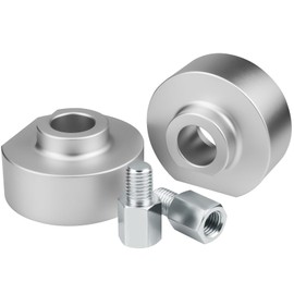 HHCSOP 2" Front Leveling Lift Kits, Compatible with 1999-2020 Ford F250 F350 Super Duty/ 1981-1996 F150/ 2000-2005 Excursion, 2 inch Strut Spring Spacers with 3/4" Stud Extenders (2WD only)