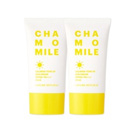 Nature Republic Sun Cream Chamomile Tone-up Sun Cream 50ml 2pcs (SPF50+ PA4+) / 네이처리퍼블릭 선크림 캐모마일 톤업 선크림 50ml 2개 (SPF50+ PA4+)