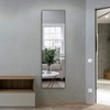 ANYHI Over The Door Mirror, 60"x18" Black Full Length Mirror
