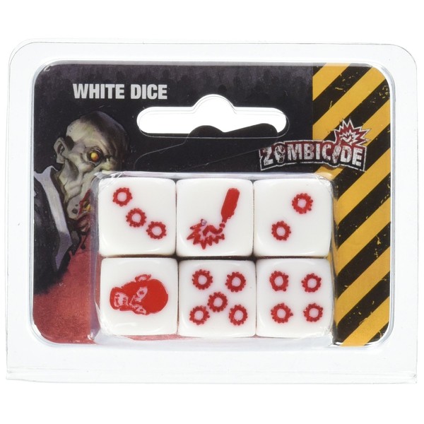 CMON Zombicide: 6 White Dice Board Game