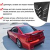 XXXCARXXX Side Window Louvers Windshield Sun Shade Rain Shade Vent