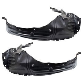 TRQ TRQ Front Inner Fender Liner Set Compatible with 2012-2015 Honda Pilot HO1248153 HO1249153