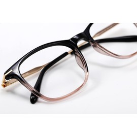 Firmoo Women Reading Glasses 1.0,Classic Square Blue Light Blocking Glasses for Men.