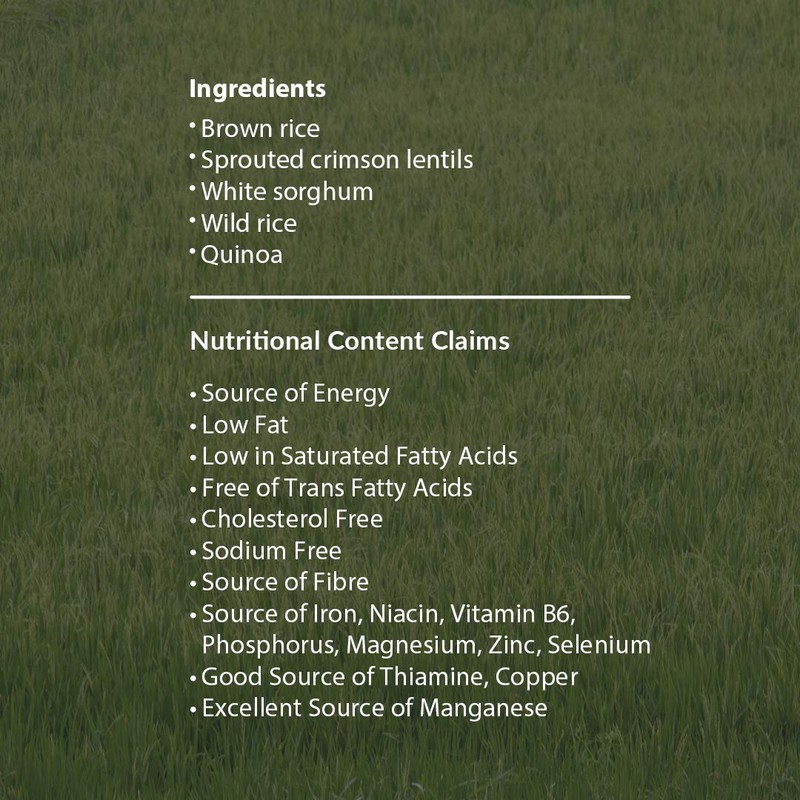 FLOATING LEAF SPROUTED CRIMSON LENTILS, 14 OZ