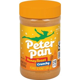 Crunchy Honey Roast Peanut Butter Spread, 16.3 OZ (Pack of 6)