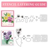 ORIGACH Realistic Spring Pansy Stamp and Punching and Layering Colouring