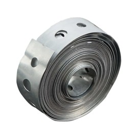 Lotnery 10FT Galvanised Steel Fixing Strap Perforated Metal Band with Pre-Drilled Holes | Heavy Duty Pipe Brackets, Fence Supports & DIY Builders Banding | Corrosion Resistant