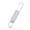 A ABSOPRO Motorcycle Side Mount Stand Spring for GS125 Silver