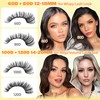 320Pcs Lash Clusters Kit 12-20MM D-Curly Long Cluster Eyelash Extensions