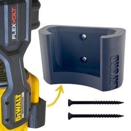 DeWalt Wall Mount for 60v Flexvolt Blower | DCBL772 Compatible | Black Plastic/Resin Wall Mounted Holder with Hardware