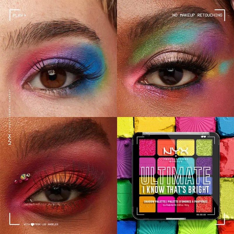 NYX Professional Makeup Ultimate paleta de sombras para ojos color