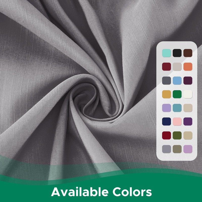 Biscaynebay Wrap Around Bed Skirts for Queen Beds 15" Drop,
