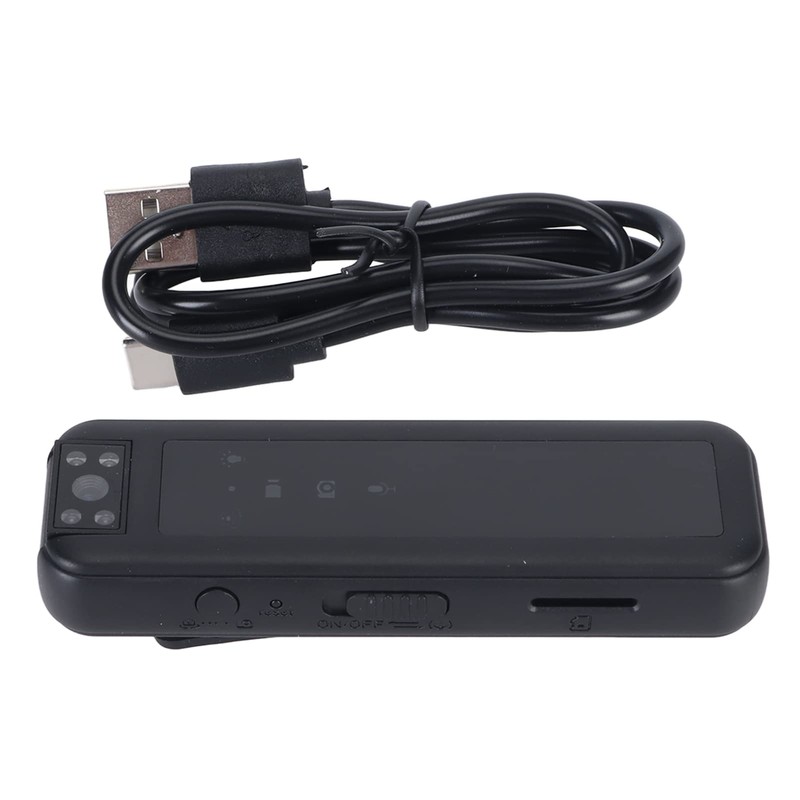 Portable HD Mini Video Recorder with Rotatable Lens, 1920x1080 Resolution,