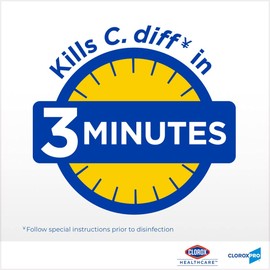 CloroxPro Healthcare Bleach Germicidal Wipes, Healthcare Cleaning and Industrial Cleaning, Clorox Wipes, 150 Count - 30577