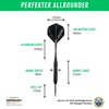 Champify *NEW 23g Brass Darts Set "Nighthawk" with Steel Tip
