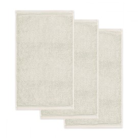 Möve Superwuschel Guest Towel 30 x 50 cm 100% Cotton Natural Set of 3