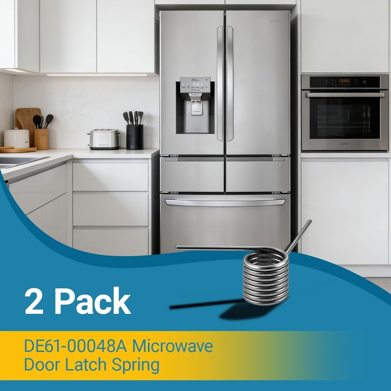 2-Pack 4970JA3011K Refrigerator Lever Spring for LG LFX25978SB