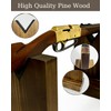 LITAITAI Wood Gun Display Stands Rifle Rack Gun Rack for