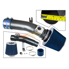 RW SERIES - MATTE BLACK PIPE BLUE - SHORT RAM INTAKE Compatible For 2016-2021 Honda Civic 1.5L (Except Si Model)