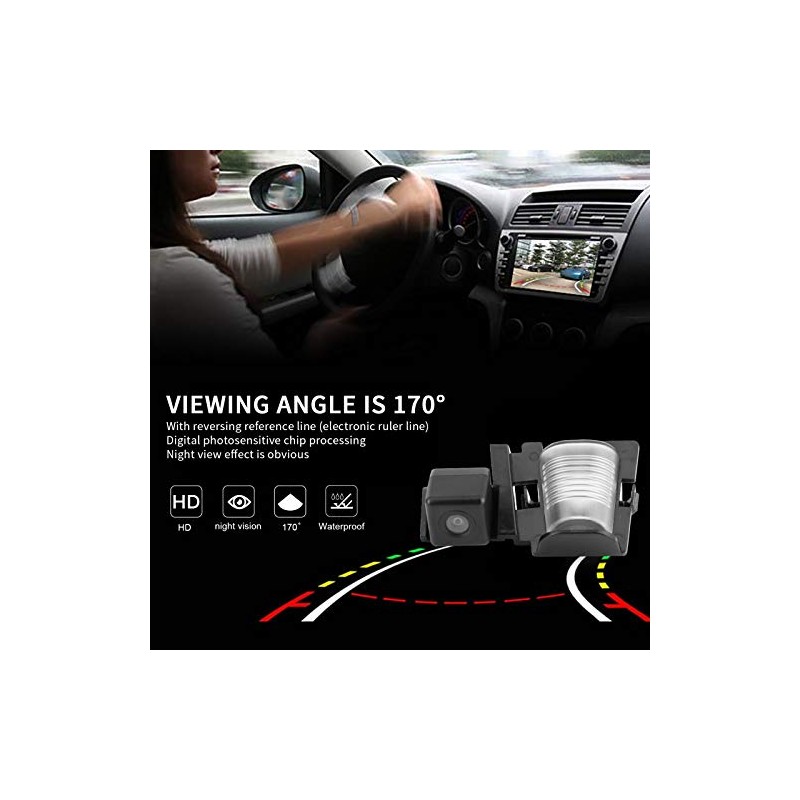 Terisass Car Backup Rear View Camera HD Vehicle Parking Reverse