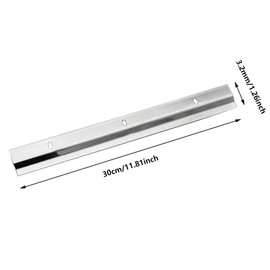 French Stud Picture Hangers, 2pcs 30cm Z Bar Interlocking Wall Mounting Bracket Aluminium Picture Hangings Hardware Kit for Hanging Wall Paintings, Mirrors, Panels, Artworks