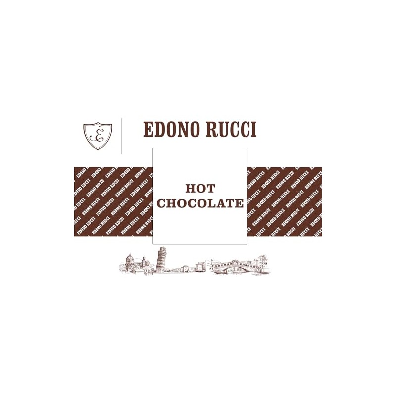 Edono Rucci Hot Chocolate Powdered Mix, 2lb Bag