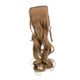 WIG ME UP - YZF-TC18-22 Hairpiece Braid Blonde Wavy 45 cm Tape Hair Clip Hair Extension