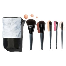 Rose and Ben Beauty Set De 5 Brochas Esenciales Para Viajes  Brocha Profesional Para Difuminar Maquillaje Líquido Y En Crema  Libre De Crueldad Animal