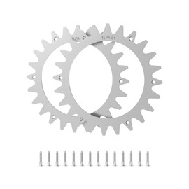 RIVERSHINE Galvanised Steel Spikes, Compatible with Parkside Robotic Lawnmower, Robot Lawnmower Wheel Size 212 mm, Compatible with Parkside Robotic Lawnmower PMRA/PMORDA 20 -Li B2, for Traction