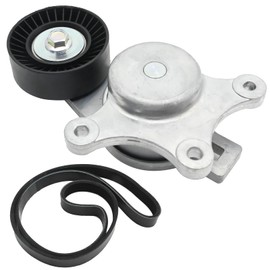 Saihisday BT4Z6B209B Drive Belt Tensioner Kit Replacement for Ford Explorer 3.5L V6 2011 2012 2013 2014 2015 2016 2017 2018 2019 Replacement for Ford Edge 3.7L V6 2011 2012 2013 2014 Replace 6PK1140