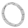 Terahertz Bracelet Rectangle Beads Stretch Bangle Woman Men Bracelet Gift