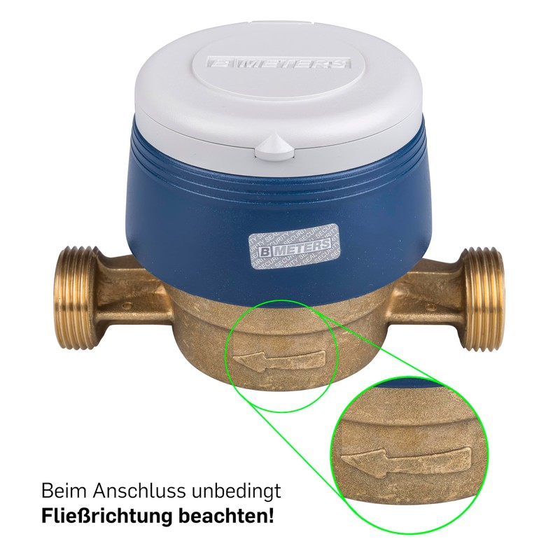 Water Metre, Frost Protected & Calibrated with UV Protective Cover