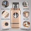 3 Jet Flame Cigar Lighter with Built-in V Cutter &