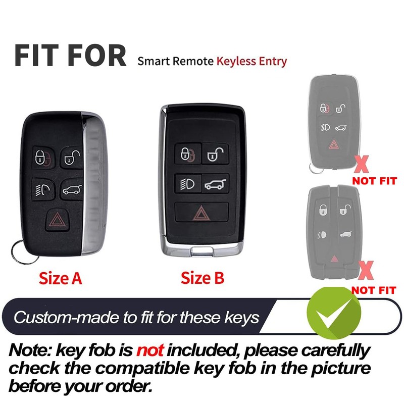 ontto Car key cover fit for Range Rover Discovery 5