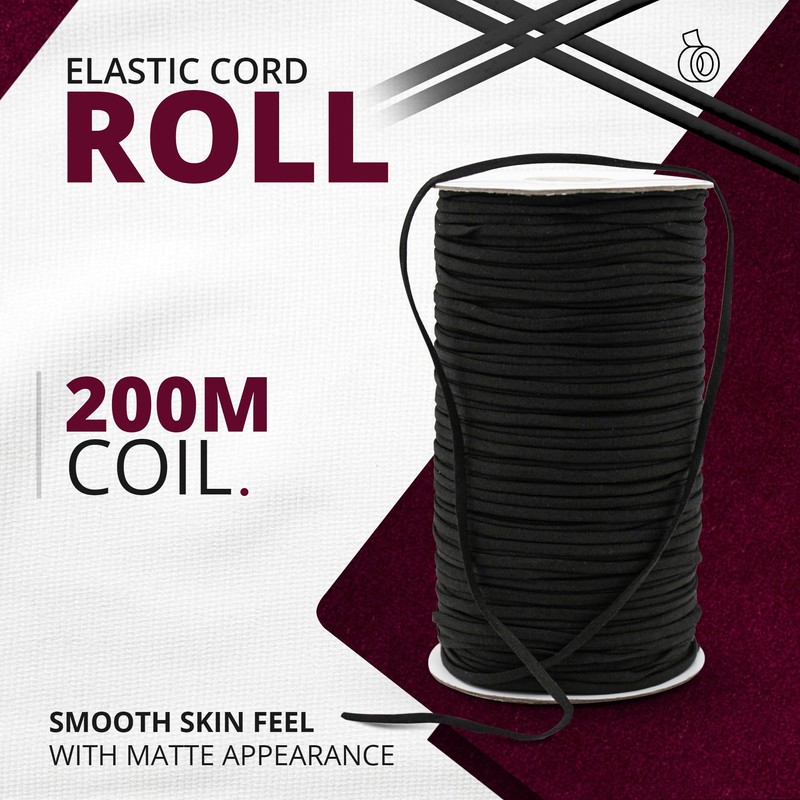 DOJA Barcelona Elastic band, pack of 1 spool of 200
