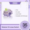 EPOMAKER Wisteria V2 Linear 38gf Juego de Interruptores de Teclado,