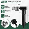 HSEAMALL Right Angle Drill Attachment, 90-Degree Chuck, 1-10mm Range, 8mm