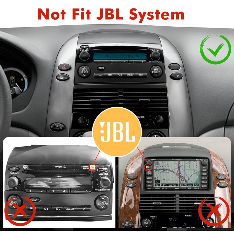 ESSGOO For Toyota Sienna 2004-2010 Android 13 Apple Carplay Car