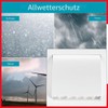 TURvent 100 mm Weather Protection Grille White - Plastic Exhaust