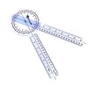 A2ZSCILAB Plastic 12" Goniometer 360 Degree ISOM Physical Therapy Angle
