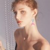 CHUNYANAN Unique Elegant Colorful Princess Mermaid Dangle Drop Earrings for