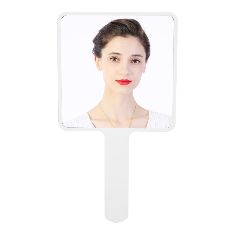 Handheld Mirror Beauty Makeup Vanity Hairdressing Portable Salon Tool Large